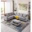 Ensemble de canapé modulaire réversible de coin et repose-pieds-224717055