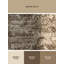 Tapis traditionnel damassé brun et beige lavable à la machine Pantelis-418947757