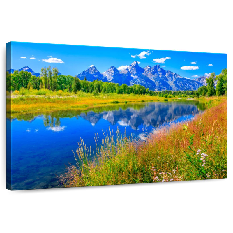 Grand Tetons pittoresque d'Alvord, H 20 po x l 30 po
