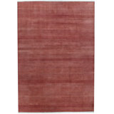 Hand-Knotted High-Quality Rust and Ivory Area Rug