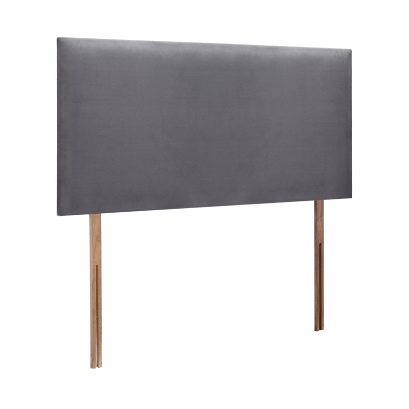 Bedford Upholstered Headboard, Steel, Kingsize (5'), Velvet