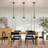 1-Light Farmhouse Schoolhouse Glass Pendant for Kitchen or Dining -339518233