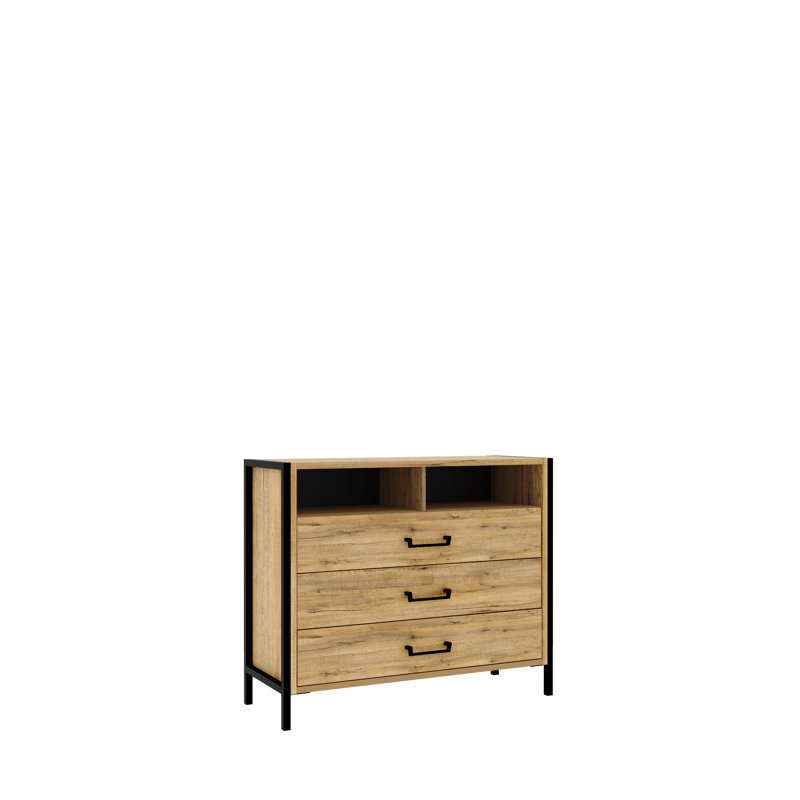 Ailbert 3 - Drawer Rectangle Accent Chest