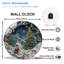 Horloge murale en verre 12 po