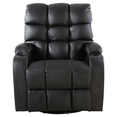 Hayatul Swivel Home Theatre Recliner with Massager