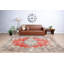 Tapis turc rétro fait à la main de style bohémien et de tapis traditionnel