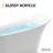 Prima Series 67'' x 31" Freestanding Soaking Acrylic Bathtub-27033359