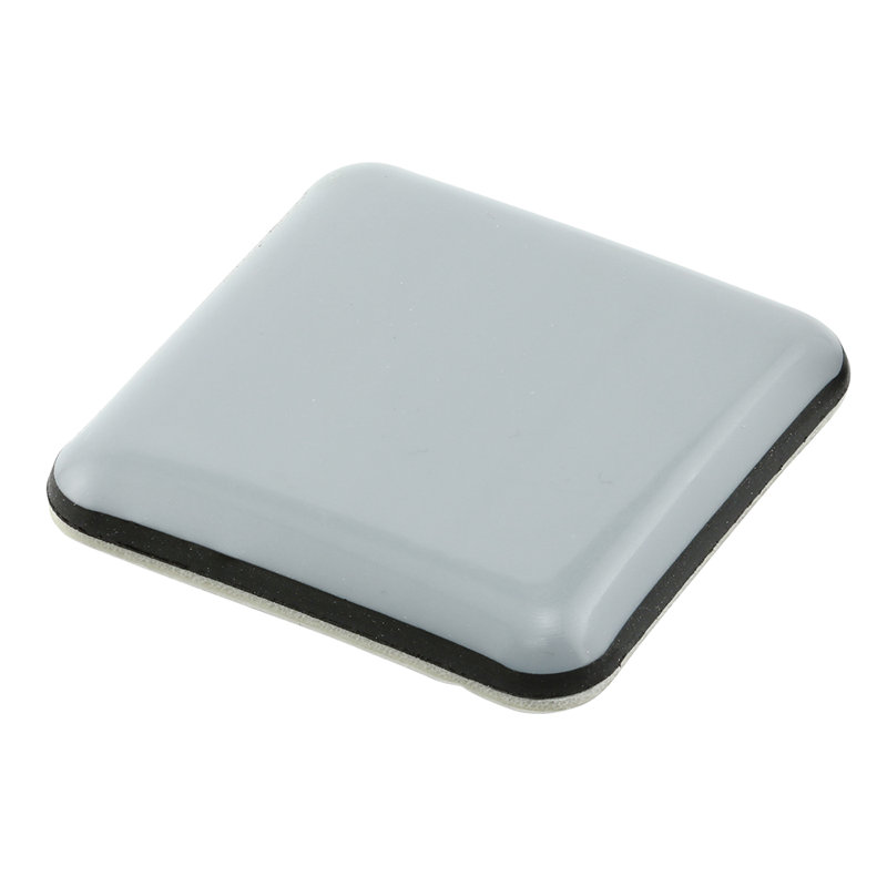 Square Black and White Self-Adhesive Furniture Slider