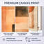 Équilibre en terre cuite orange-brun I - Tableau abstrait moderne de transition encadré-1533540184-1410872353