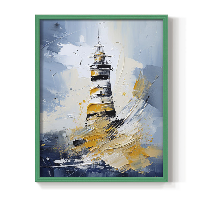 NAUTICAL Series DXXII Framed Print - Solid Wood, Vert, H 11 po x l 9 po