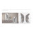 2 Piece the Wings Iron Hand Painted Dimensional Wall Décor Set