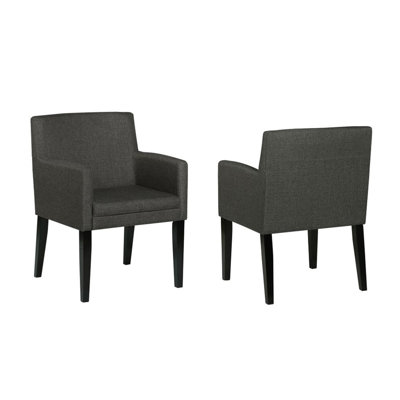 Ensemble de 2 fauteuils de salle à manger rembourrés