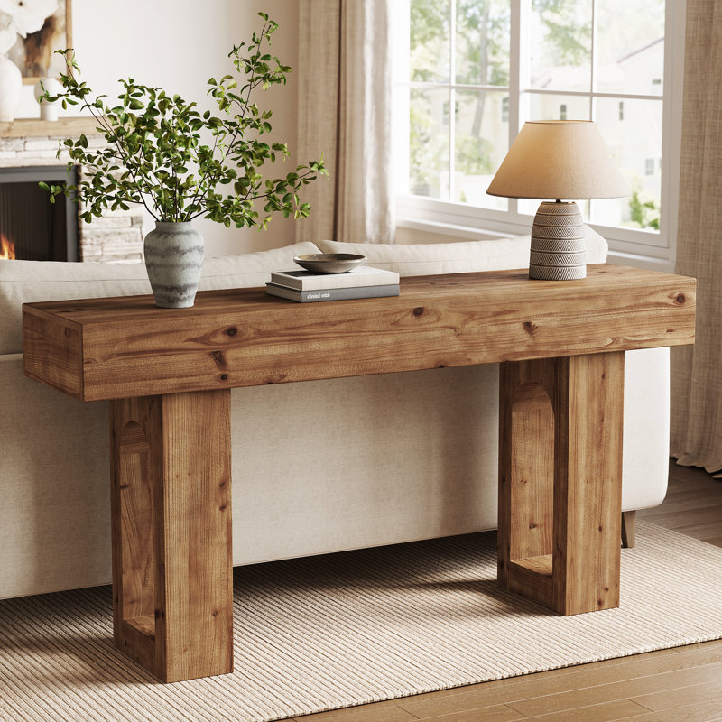 160cm Solid Wood Console Table