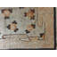 Warm Cream Color Antique Floral Pattern Mongolian Wool Pile Area Rug