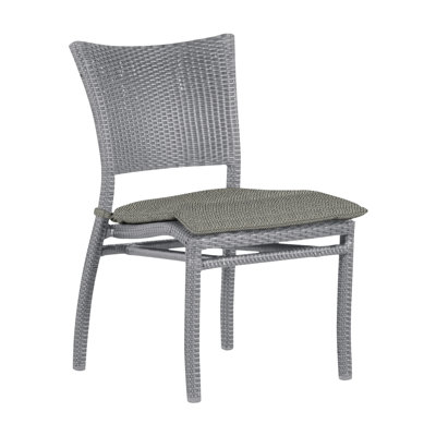 Chaise d'appoint tissée Skye - Huître