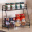 Freestanding Spice Rack with Adjustable Racks-1872097036