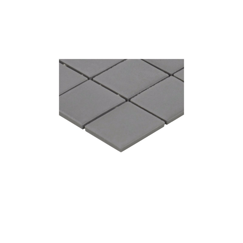 Carreau de mosaïque 2 po x 2 po Daltile Keystones (12 pièces par carton) (24,00 pieds carrés par carton), Suède gris