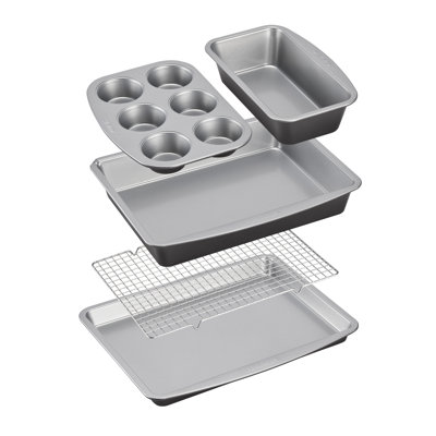 5-Piece Stackable Ceramic Nonstick Bakeware