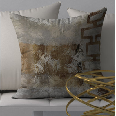 Housse et insert de coussin carré délicat Essence