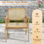 Solid Wood Outdoor Dining Armchair