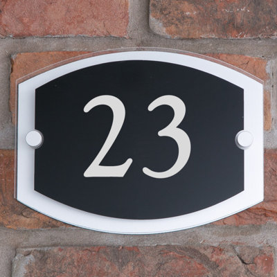 Sigfried 15cm H Plastic House Number