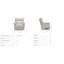 Fauteuil inclinable manuel berçant avec tissu iClean Trouper-26610185