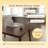 Solid Wood Dining Table with Mid-Century Modern Elegance (47" Rectangular)