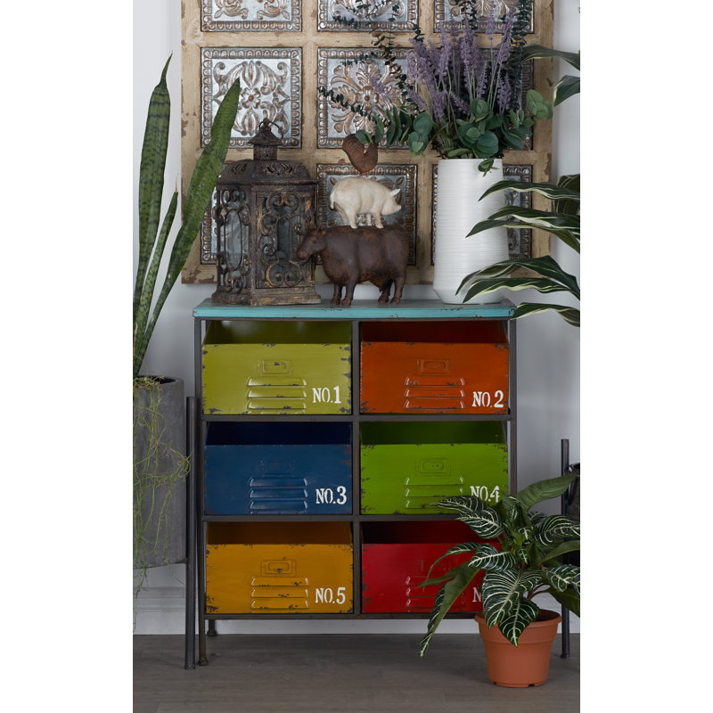 Commode d'appoint 6 tiroirs Moniz