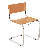 Mart Stam Cantilever Side Chair w/ Chrome-Plated Steel Frame (Various Bonded Leather Colors)-853949156