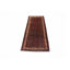 Tapis oriental tribal mauve foncé 4 x 10 One-of-a-Kind