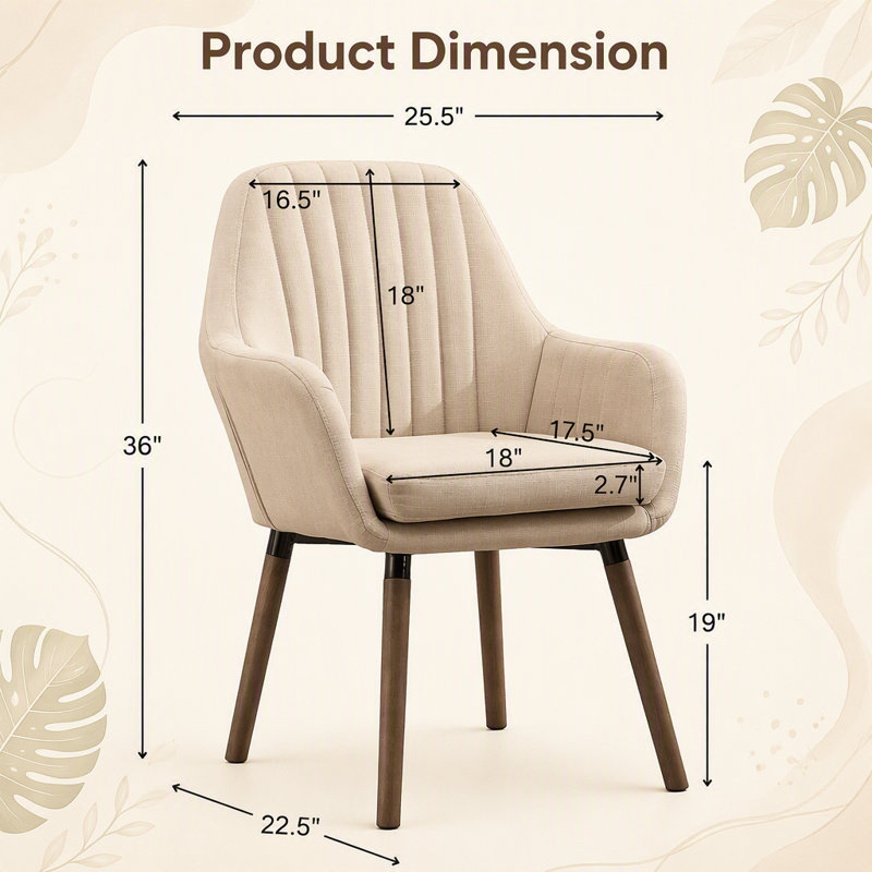 Fauteuil d'appoint contemporain en tissu alliant confort, style et durabilité pour un espace de vie moderne et invitant