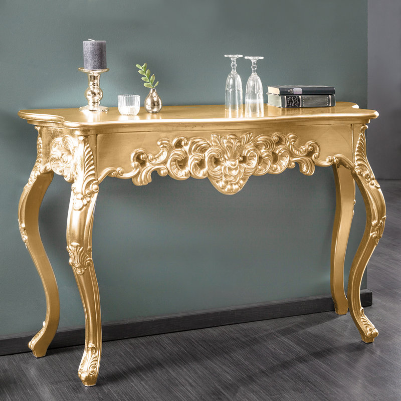 Cordeiro 110cm Console Table, Gold