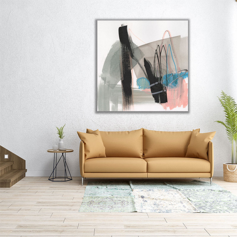 Linear Instinct II - reproduction d'art sur toile, H 12 po x l 12 po