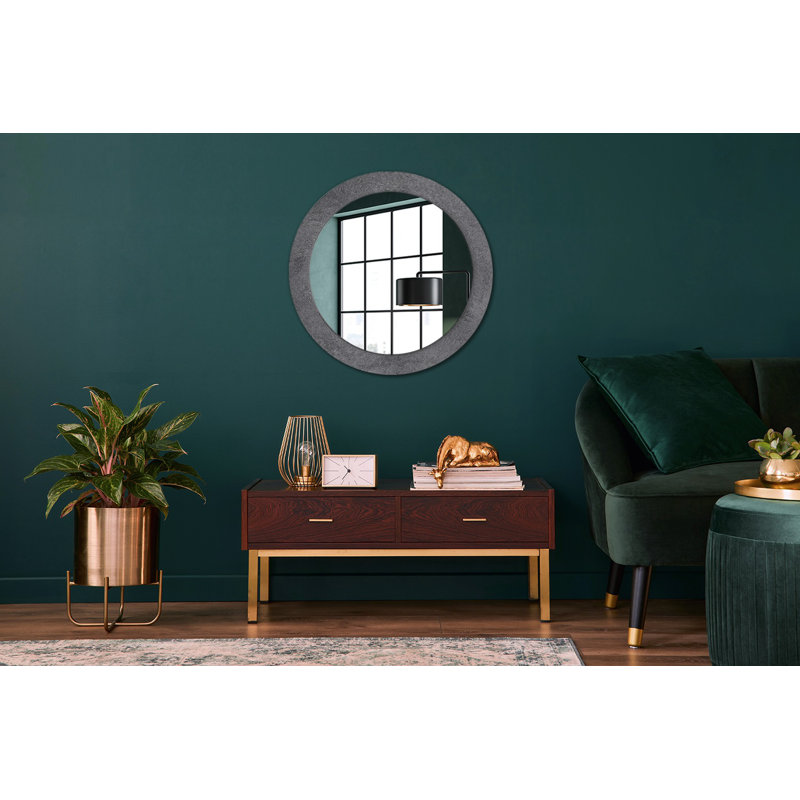 Huldar Glass Flat Wall Mirror