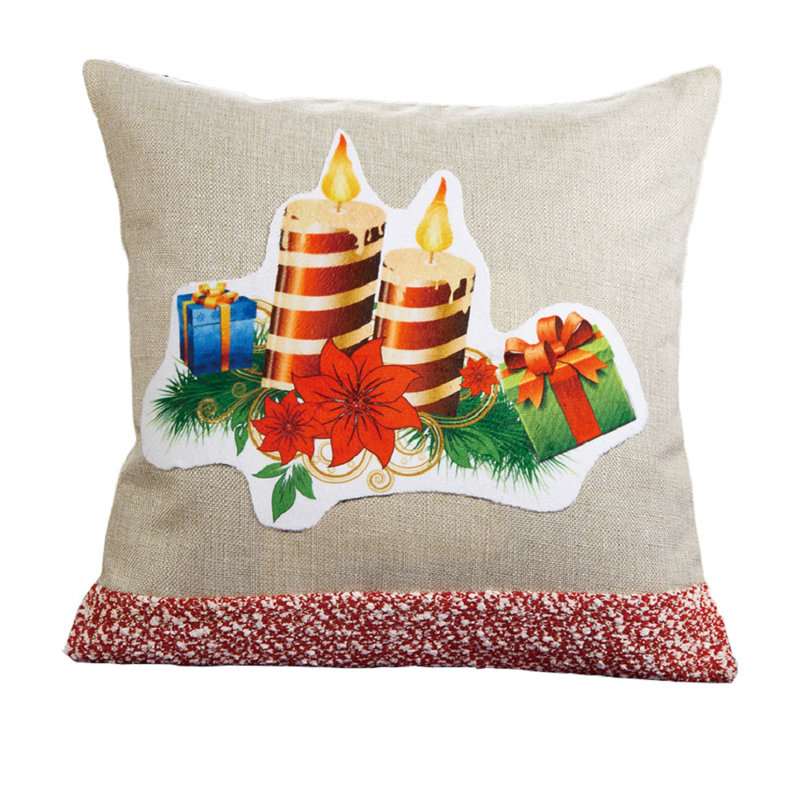 Appliqued Pillow Cover, Pillow Cover Only - No Insert