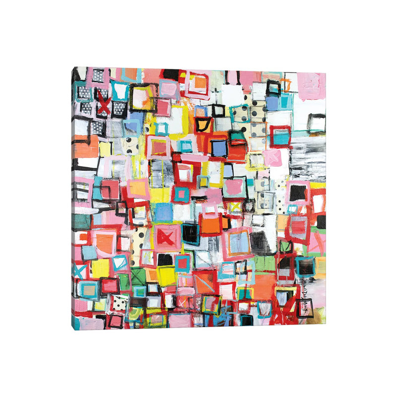 Connected by Michelle Daisley Moffitt - Painting on Canvas, Wrapped Canvas, 45.72cm H x 45.72cm W x 3.81cm D
