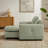 40.94'' Upholstered Pull-Out Accent Chair, Convertible Sleeper Chair-430605723