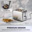 Daewoo 2-Slice Stainless Steel Toaster