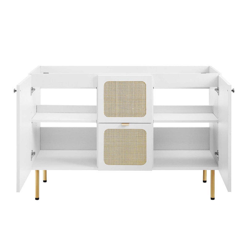 Base de meuble-lavabo simple Chaway 47 de Modway seulement, Blanc