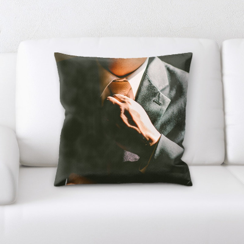 Coussin décoratif à cravate