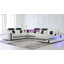 Canapé modulaire en cuir véritable Lucertia-62311339-62311340