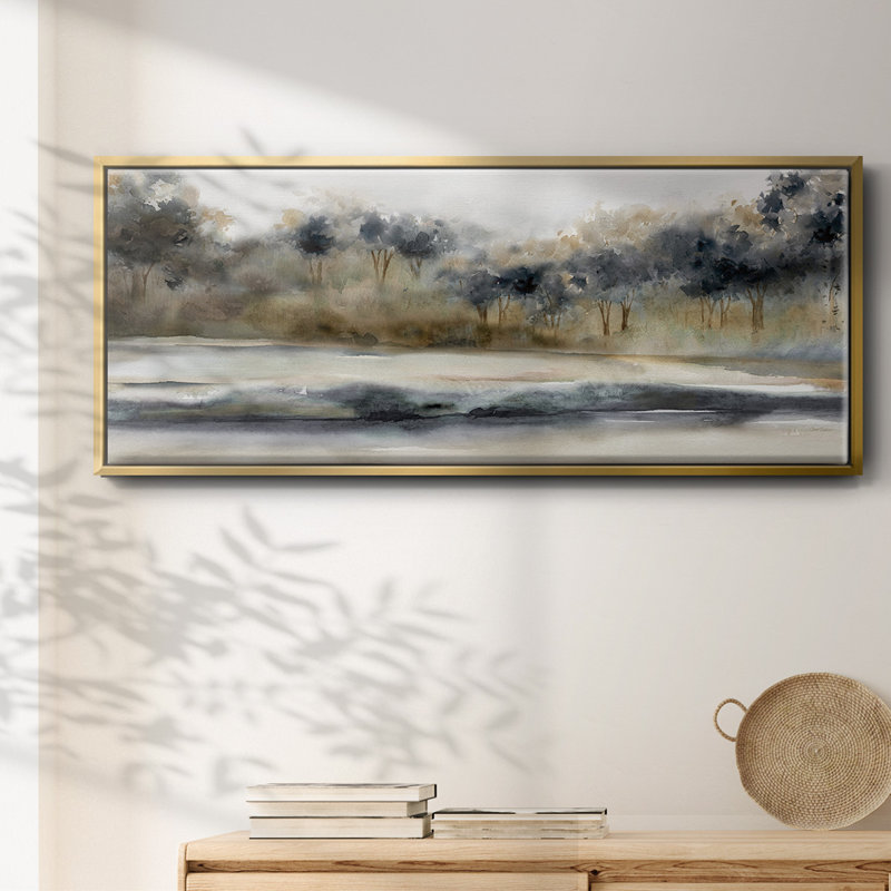 Silent River - toile encadrée, H 20 po x l 50 po