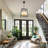Doly 4 - Light Shaded Geometric Chandelier
