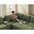 Pull-Out Sofa With Storage Chaise, Upholstered Couch With Console-478435180
