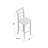 Maner Solid Wood Counter Stool