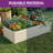 Galvanized Raised Garden Bed With Gloves-2022981677-2022981671