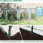Mini serre 10 'x 3' 2,5 'avec, avec sorties à fermeture à glissière, - fondation en acier imperméable et solide pour les pratiques de jardinage à l'année, serre, couloirs, - cadre de stalle de protection prolongé