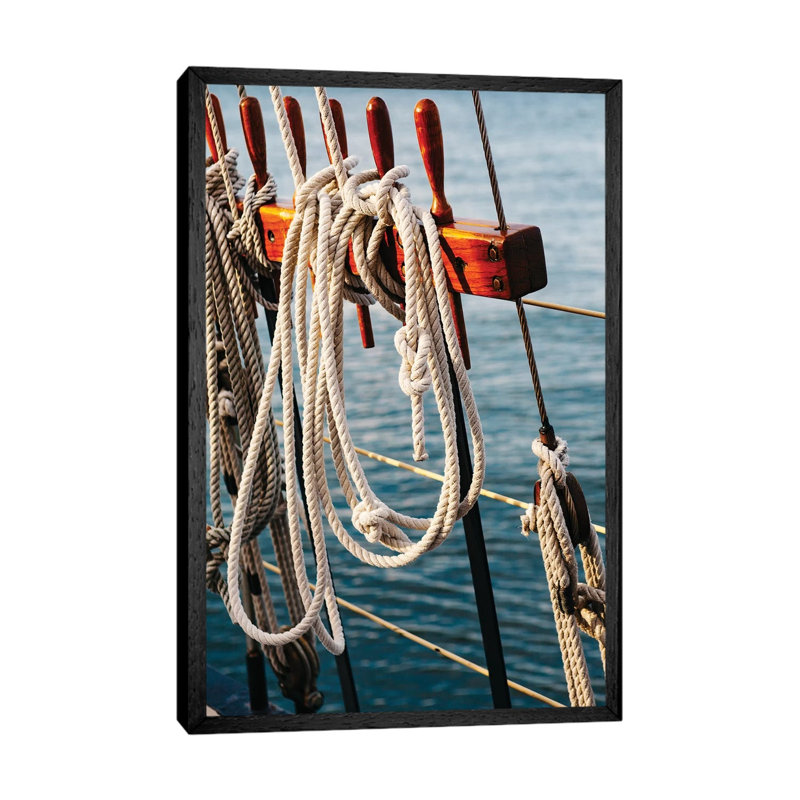 Charleston Sailboat II by Bethany Young - Print on Canvas, 66.04cm H x 45.72cm W x 3.81cm D, Black Framed
