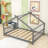 Esenler Wooden House Platform Bed with Headboard-385241268-378276638