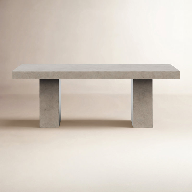 Table de salle à manger Kareen, Gris foncé, L 82,75 po x l 39,25 po, Table standard (hauteur de 30,5 po)